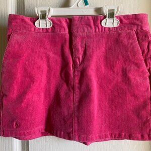 Polo Ralph Lauren Corduroy pink Skirt/Skort Girls size 10